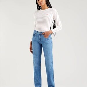 Levi's Women's Low Pro Straight Jeans